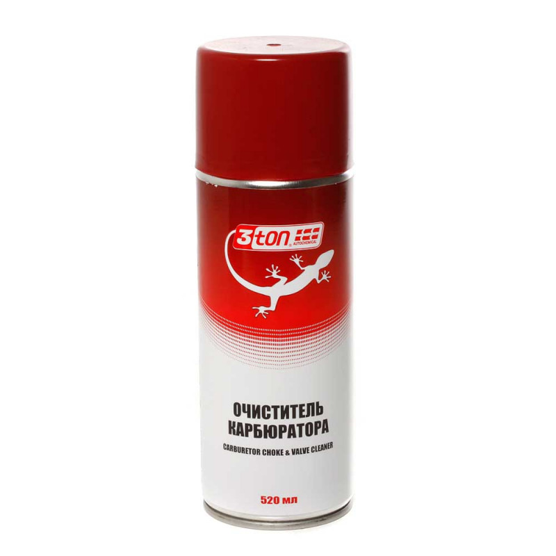 40022 - Очиститель карбюратора 3-Ton (аэрозоль) 520 мл. (12 в упак.)