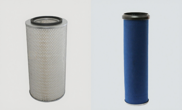 ЕЕ103500/ЕЕ103501 - Элемент фильтрующий очистки воздуха комплект ЕЕ103500/ЕЕ103501 НОВОКУЗНЕЦК (аналог AF4060+AF1843, C24650/1+CF1300) IVECO; MAN; SCANIA; DAF; CASE -