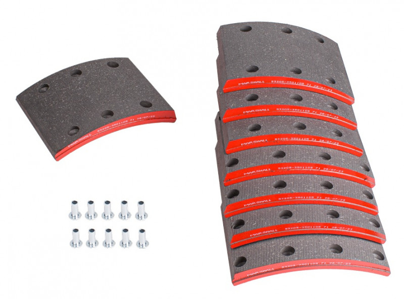 M2149929 - Р/К тормозных колодок MARSHALL (18/13-18/11) укороченный R0