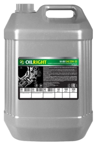 2485 - Масло мотор. Oilright М8В 20 л.