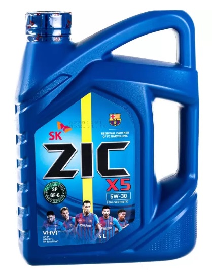 162621 - Масло моторное R ZIC X5 5W-30 п/синт.4 л.