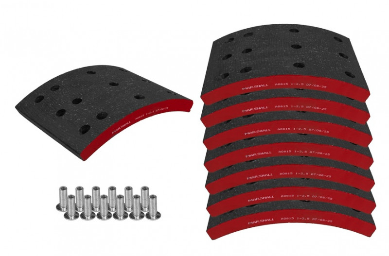 M2149909 - Р/К тормозных колодок MARSHALL L1 СЗАП 8 тонн